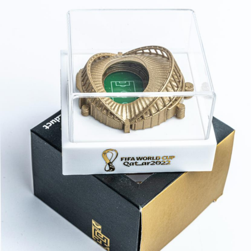 صورة Khalifa International Miniature Model Of Qatar World Cup stadiums with Official Fifa Logo